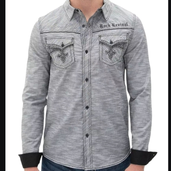 Rock Revival Other - Rock Revival Embroidered Shirt